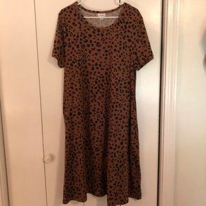 LuLaRoe Jessie Dress Cheetah Print